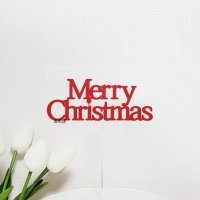 [완제품-당일발송] Merry Christmas 크리스마스 케이크토퍼