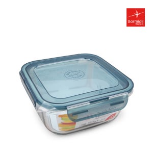 내열유리 오븐용기 에볼루션 밀폐용기 정사각 캐니스터 냉동밥보관용기 찬통 1400ml