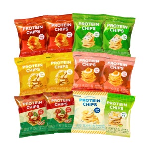프롬잇 프로틴칩 단백질 과자 간식 혼합맛, 40g, 12개