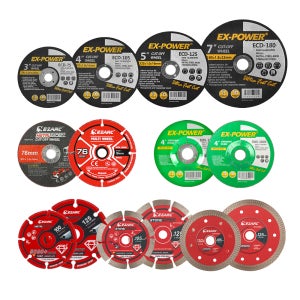 이엑스파워 절단석 그라인더날 SUS 겸용 ECD-105 50개