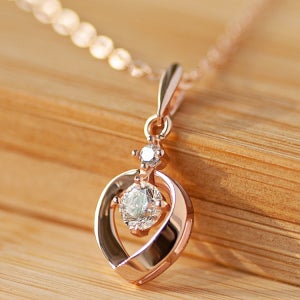 14K18K 하이듀 물방울 펜던트 목걸이