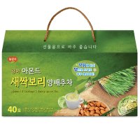 광야식품 아몬드 새싹보리 양배추차 40T