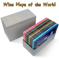 Delong 2020 Wall Bookshelf Wine Maps of The World 최신 전세계 와인맵 와인지도 무광택 코팅용지 12개 지역 낱개 박스세트 61x91cm