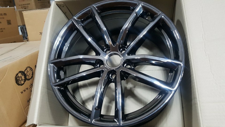 BMW 520d 18인치 순정 복원휠 블랙크롬 남양휠타이어