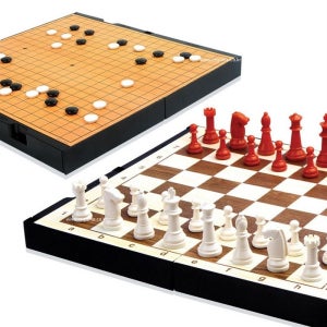 명인랜드 양면 자석 체스 바둑 장기 소형자석 바둑&체스 M-150