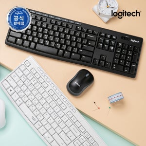 [N배송] 로지텍코리아 공식 MK295 콤보 무소음 무선 키보드 마우스 세트