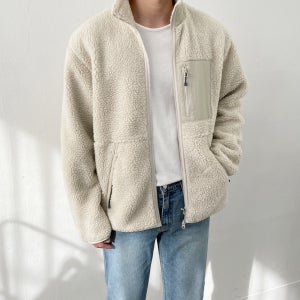 쉐르파 하이넥 양털후리스 집업 자켓 5color