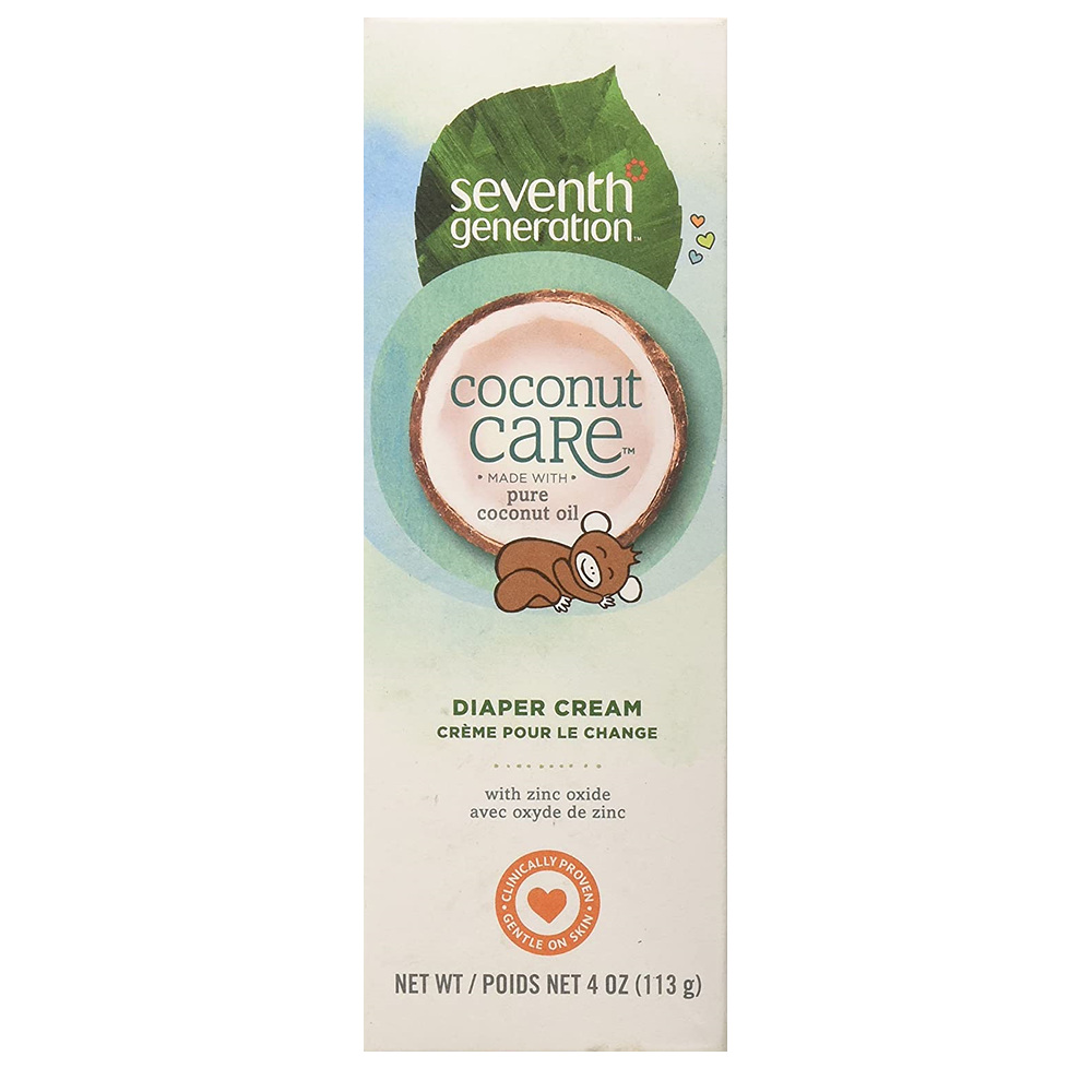 세븐스 제너레이션 베이비 기저귀 크림 113g 코코넛 Seventh Generation Baby Diaper Cream with Soothing