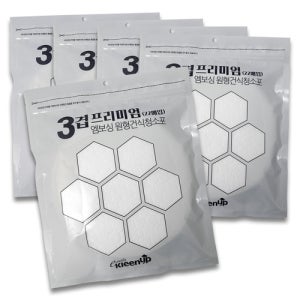 원형 물걸레 청소포 건식 3겹 145mm 110매