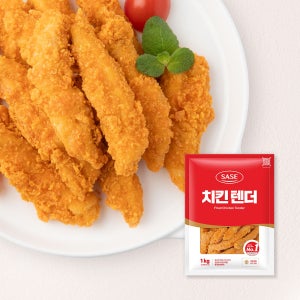 사세 치킨텐더 냉동 1kg 순살 케이준 안주 에어프라이