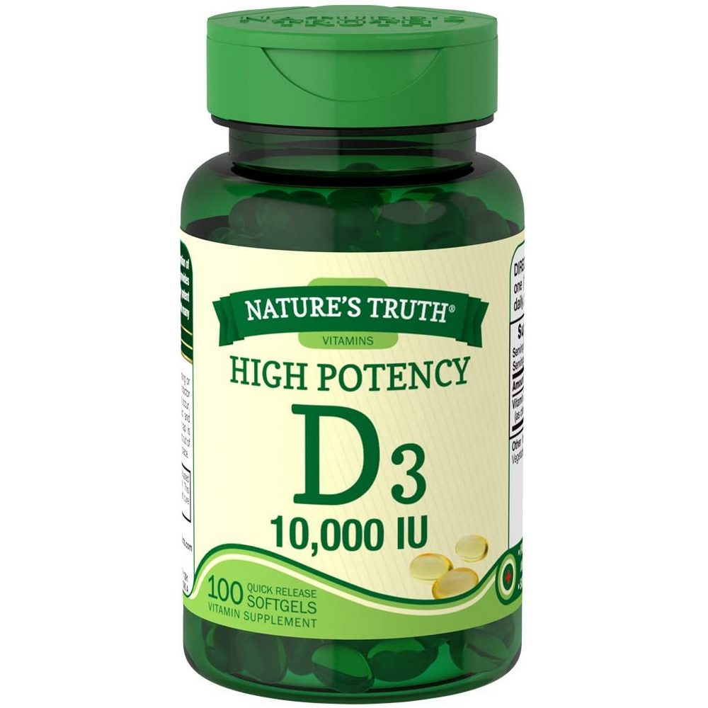네이쳐스 <b>트루</b> <b>비타민D</b> Natures Truth Vitamin D 10000 IU 100정