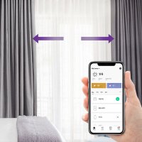 고급형 저소음 스마트 전동커튼 인테리어팩 원격제어 음성제어