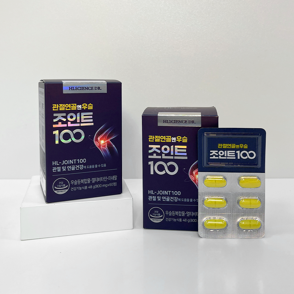 관절과연골 동시케어 관절연골엔 <b>우슬</b>조인트100 2개월분 <b>우슬</b>등<b>복합물</b>