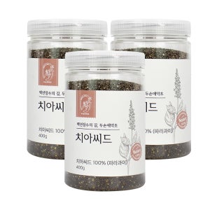 치아씨드 치아씨 1.2kg 400g X 3통
