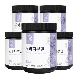 도라지 분말 가루 도라지차 1000g 국내산 200g X 5통
