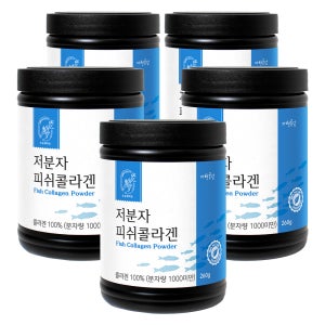 저분자 피쉬콜라겐 분말 가루 1300g 이너뷰티 260g X 5통