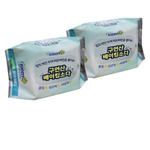 20매x2팩 구연산 베이킹소다 키친&리빙 찌든때 티슈 일회용 부직포 행주 수세미 호텔