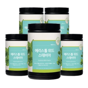 에리스리톨 위드 스테비아 3000g 대체 설탕 가루 (600g X 5통)