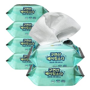 일회용 행주티슈 120매 구연산 베이킹소다 함유