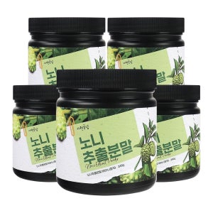 노니 추출물 분말 가루 1200g (240g X 5통)