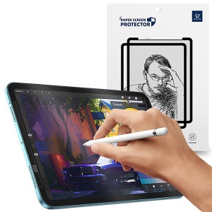 아이패드 에어5 에어4세대 10.9인치 종이질감 나노흡착 탈부착 저반사 지문방지 태블릿 보호필름