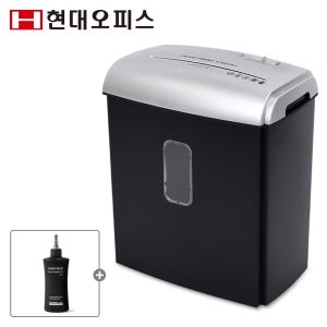 현대오피스 소형 문서세단기 PK-813CX+오일 지로 영수증 택배송장 택배운송장 파쇄기