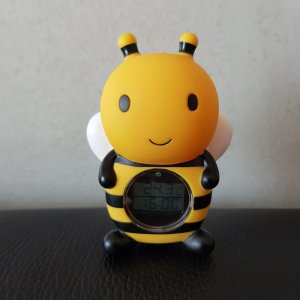 카스 꿀벌 탕온계 디지털 탕온도계 신생아 유아 아기 목욕 물 실내 온도계