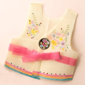 한복 설날만들기 추석만들기 미술키트 집콕놀이 분홍