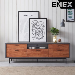 에넥스 FRENCH 1800 2단 거실장/수납장/서랍장/TV다이