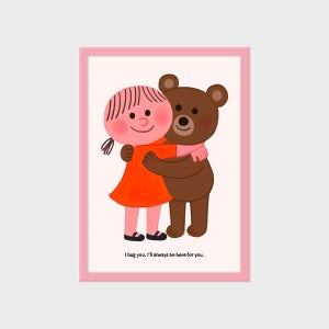 [아티쉬] 액자/ HUG ,굴리굴리(GOOLYGOOLY)