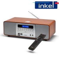 인켈 블루투스 오디오 IK-A360CD CD플레이어 FM 라디오 USB 재생 알람 30W