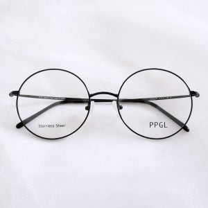 PPGL 빅사이즈 안경테 남자 여자 오버사이즈 안경 동그란 대두 큰 자외선 블루라이트 차단
