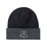 STUSSY SS HEATHER BEANIE 에스에스 헤더 보드 비니