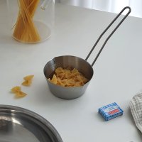 KSJ 페티 소스팬 200ml 스텐 계량 눈금 양식 소스 Saucepan 100mm