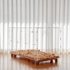 필아크릴 투명 조립식 아크릴 햄스터 하우스 케이지 집1000 550 600