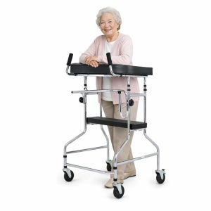 실버백세 보행보조기 어깨보행차 DH-403 / 10단계높이조절 편리한손잡이 수액꽂이