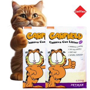 가필드모래 카사바 천연 고양이모래 퍼플 2팩 4.55kg + 냄부1개