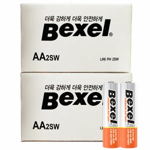국산 벡셀 알카라인 건전지 AA 48알