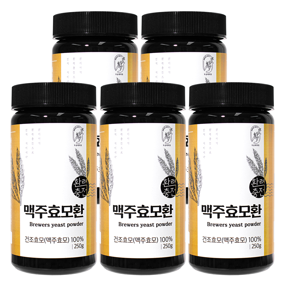 <b>맥주효모</b>환 1250g 국내산 (250g X 5통)