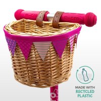 마이크로킥보드 악세사리 바스켓 바구니 MICRO ECO WICKER BASKET: Pink