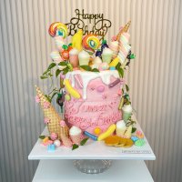 네버랜드 케이크 (피규어 케이크) [웨딩 돌 환갑 칠순 생일 행사 고급 맞춤 수제 주문제작 케이크]