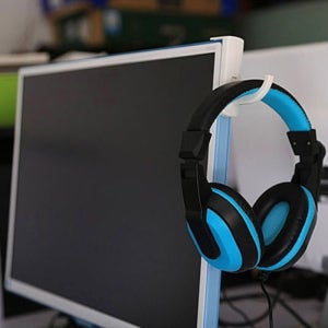 모니터 붙이는 헤드폰 헤드셋 걸이