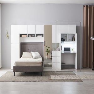 밀리 시스템 공부방세트 800집중력책상세트 (내맘대로구성) 월플렉스