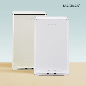 매직캔 크롬히포 21L MH250 더블락시스템 속뚜껑 기본리필 장착 신제품
