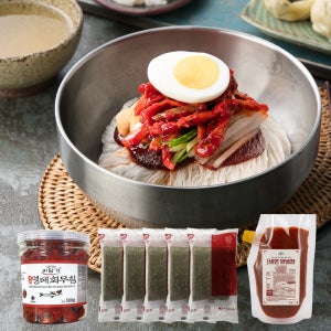 바담가 명태회냉면 5인분 코다리냉면 함흥사리 명태회무침 500g+비빔냉면, 1800g, 1개