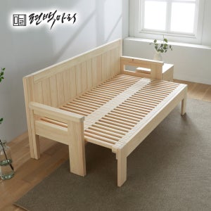 [편백마리]편백나무 소파베드 슬라이딩 소파 P-SO-016