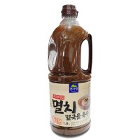 +면사랑 프리미엄 밑국물 멸치육수1.8L 멸치액 멸치국물