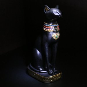 앤틱 인테리어 이집트 바스테트 매장 장식 품