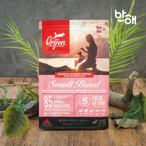 반해 l 오리젠 스몰브리드 독 사료 1.8kg / 계량컵&급여량 계산