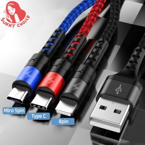 써니 고속 멀티 충전 케이블 c타입 5핀 아이폰 라이트닝 usb